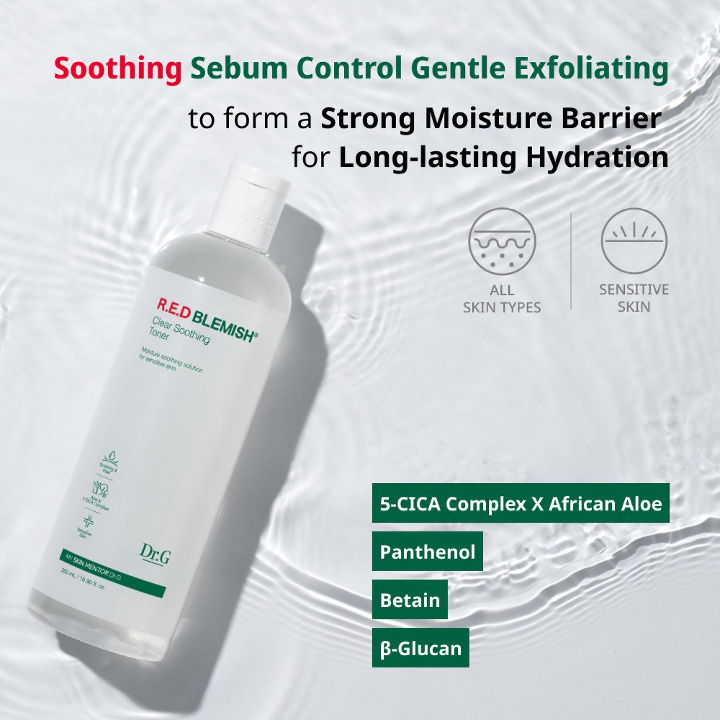 Dr.G RED BLEMISH Clear Soothing Toner 500ml