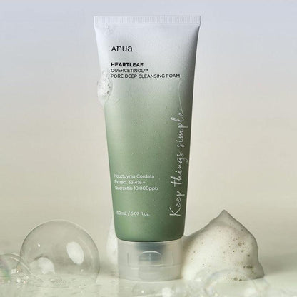 Anua HEARTLEAF QUERCETINOL PORE DEEP CLEANSING FOAM 150ml
