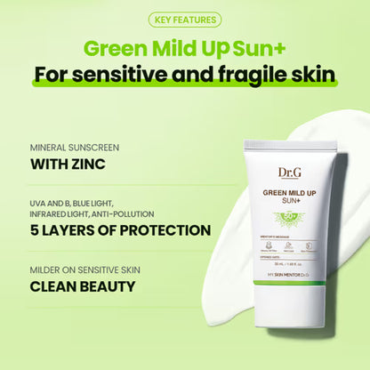 Dr.G Green Mild Up Sun Plus SPF50+/PA++++ 50ml