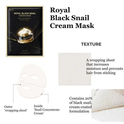 Dr.G Royal Black Snail Cream Mask 16g X 10ea