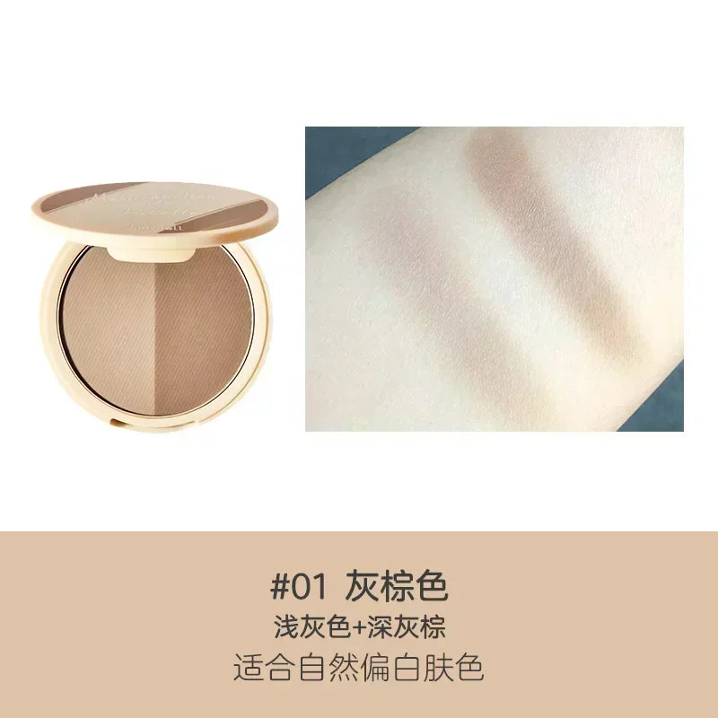 Judydoll Facial Highlighter Makeup Palette Face Lasting Glow Brighten Contour Shimmer Matte Powder 3D Nose Shadow Cosmetics