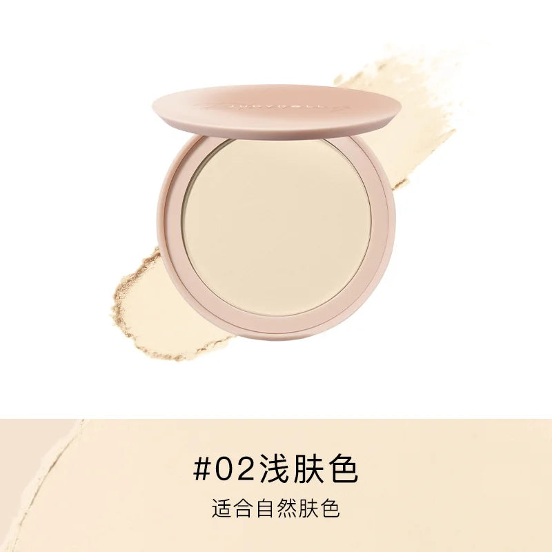 Judydoll Transparent Beige Compact Powder Oil Control & Makeup Matte Finishing Long Lasting Pressed Powder Soft Focus Foundation