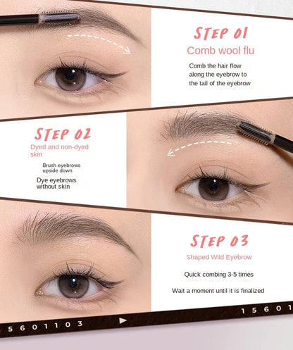 Judydoll Colored Eyebrow Cream Naturally Persistently Holds Makeup Brown Eyebrow Cream Eye Brow Stamp