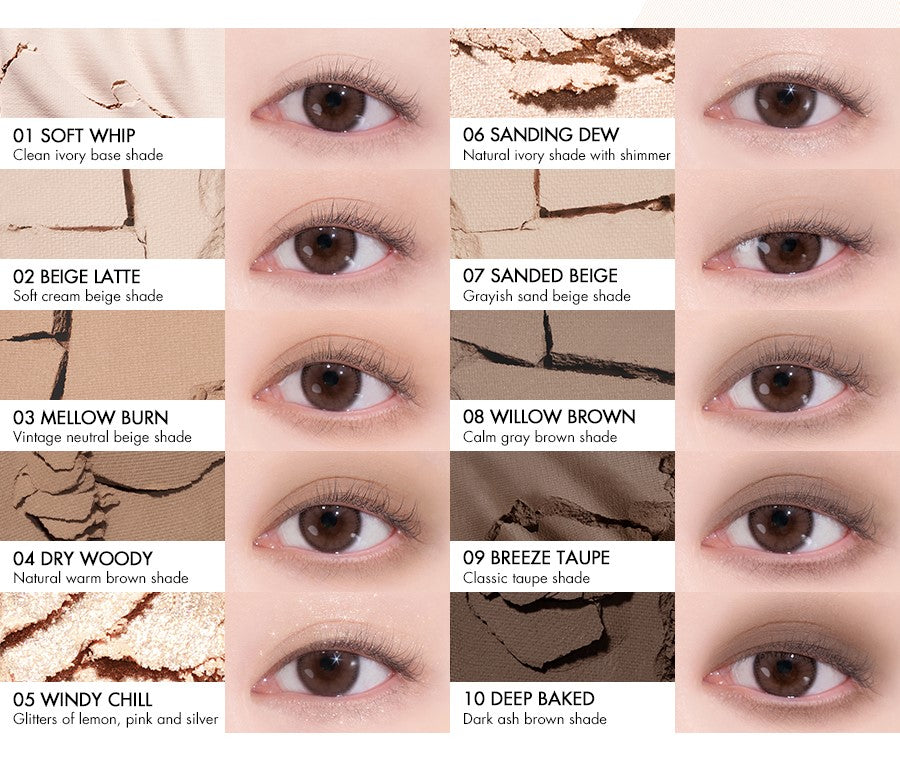 rom&nd BETTER THAN PALETTE  SPRING FEVER (2 colors) 6g