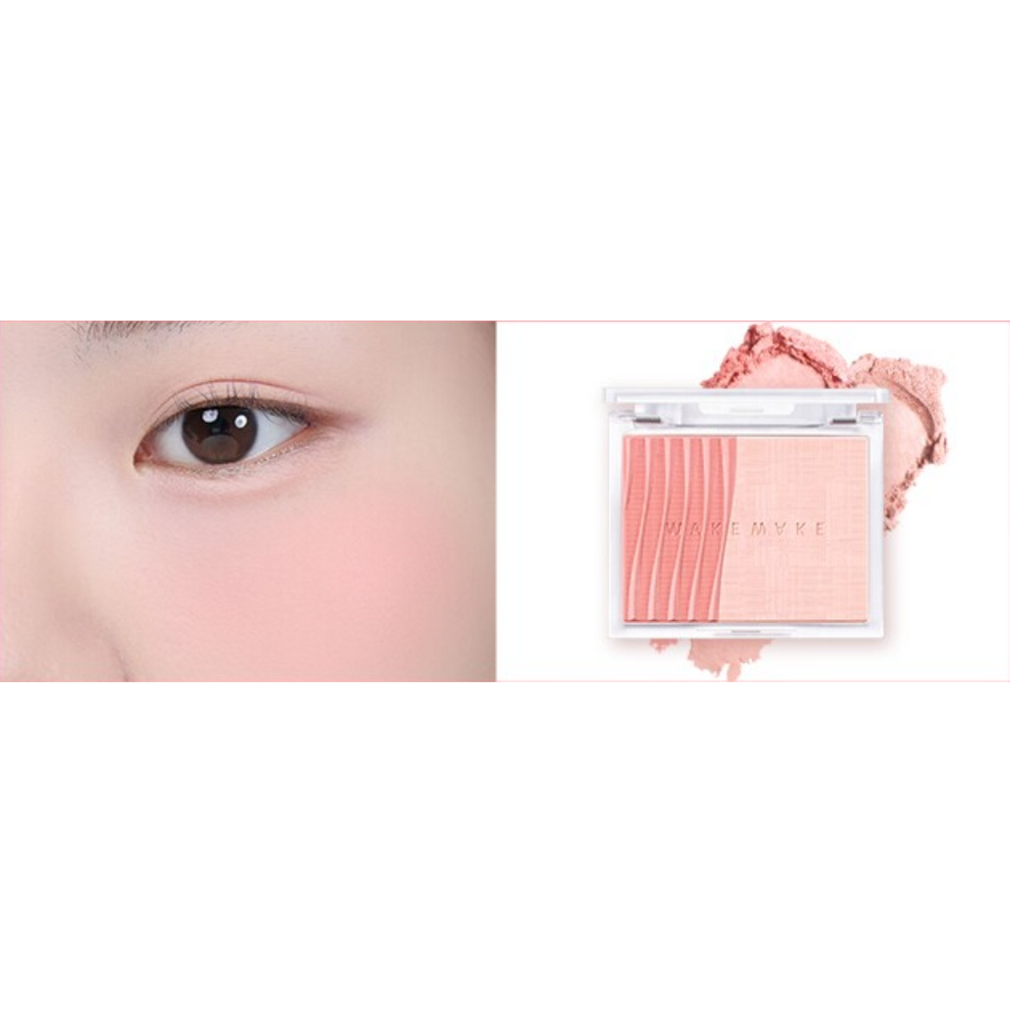 WAKEMAKE Sheer Layering Dual Blusher (5 Colours)